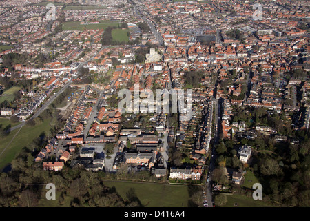 Vista aerea del vecchio Westwood ospedale di Beverley, East Yorkshire Foto Stock