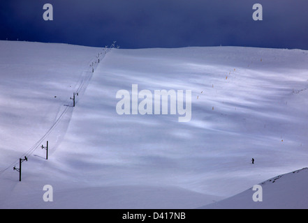 Kellaria ski center, Mt. Parnassos (vicino a Arachova e Delphi) , Viotia ("Beozia'), Grecia centrale. Foto Stock