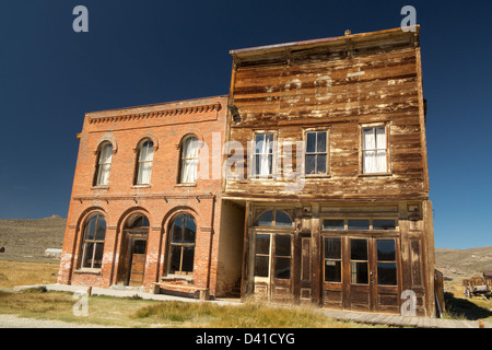 Abbandonata la città mineraria Bodie, CALIFORNIA, STATI UNITI D'AMERICA Foto Stock