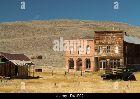 Abbandonata la città mineraria Bodie, CALIFORNIA, STATI UNITI D'AMERICA Foto Stock