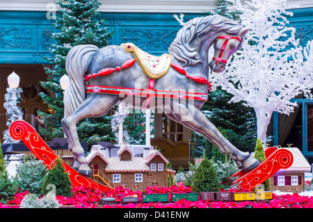 Stagione invernale a Bellagio Hotel la Serra e il Giardino Botanico Foto Stock