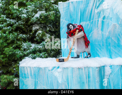 Stagione invernale a Bellagio Hotel la Serra e il Giardino Botanico Foto Stock