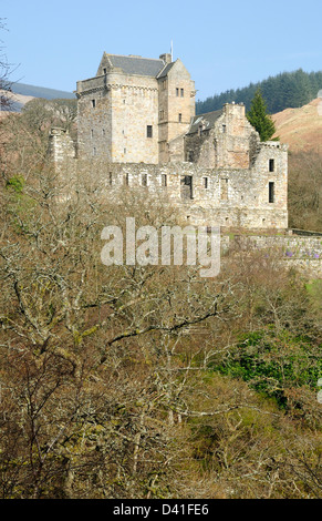 Castle Campbell in Dollar Glen, Clackmannanshire Foto Stock