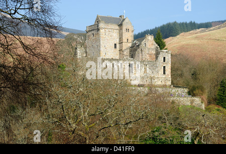 Castle Campbell in Dollar Glen, Clackmannanshire Foto Stock