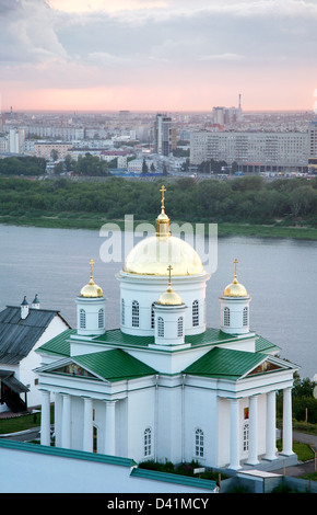 Alekseevskaya chiesa dell'Annunciazione Monastero Nizhny Novgorod Russia Foto Stock