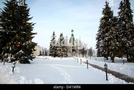 Cattedrale di Arcangelo a Nizhny Novgorod Cremlino, Russia Foto Stock