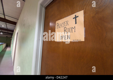 Sala di Preghiera in una chiesa battista. Foto Stock