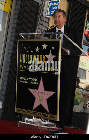 Febbraio 28, 2013 - Hollywood, California, Stati Uniti - Ho15588CHW .Richard Burton onorato postumo con stella sulla Hollywood Walk of Fame.6336 Hollywood Blvd, Hollywood, CA .03/01/2013 .LERON GUBLER . 2013(Immagine di credito: © Clinton Wallace/Globe foto/ZUMAPRESS.com) Foto Stock