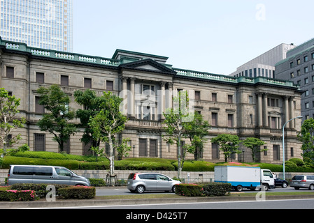 La sede centrale del Giappone della Nippon Ginkgo, Banca del Giappone (BOJ), Edificio storico di Nihonbashi, Tokyo costruito durante il periodo Meiji. Foto Stock