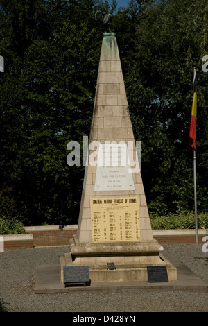 Nazionale francese Monumento Ossario sul Monte Kemmel nelle Fiandre Belgio di ricordare la Prima Guerra Mondiale le battaglie di aprile 1918 Foto Stock