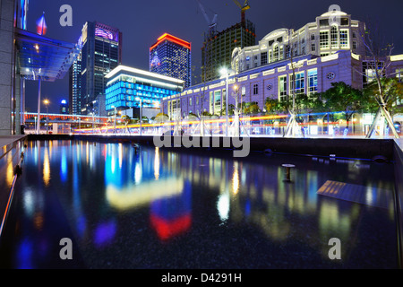 Edifici moderni a Taipei, Taiwan. Foto Stock