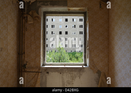 Dölln lordo, Germania, vacante in un appartamento in un condominio Foto Stock