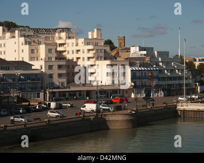 La Parade Road West Cowes Isle of Wight England Regno Unito Foto Stock