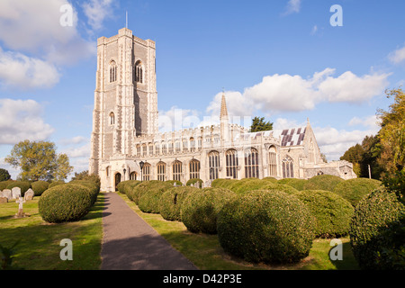 Lavenham chiesa San Pietro San Paolo Foto Stock