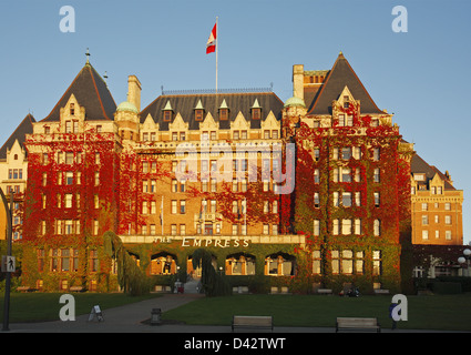 La Empress Hotel, Victoria, BC, Canada Foto Stock