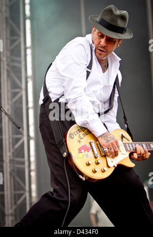 Settembre 02, 2012 - Il Social Distortion suona dal vivo in corrispondenza della zona del Parco Nord, Bologna, Italia Foto Stock