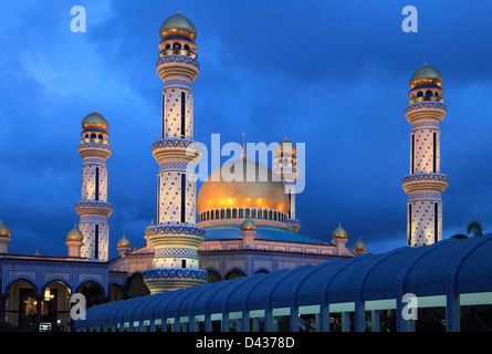 Brunei, Gadong Jame'ASR Hassanil Bolkiah, Moschea, Foto Stock