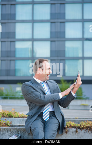 Imprenditore, Francoforte, Regione di Darmstadt, Hesse, Germania Foto Stock