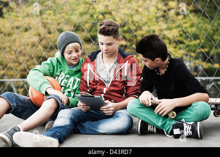 Ragazzi, Mannheim, Baden-Württemberg, Germania Foto Stock