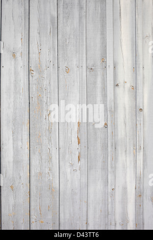 Parete di legno bianco, schierandosi Arcachon Gironde, Aquitaine, Francia Foto Stock