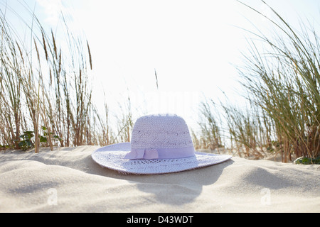 Cappello, dune di sabbia e dune di erba, Cap Ferret, Gironde, Aquitaine, Francia Foto Stock