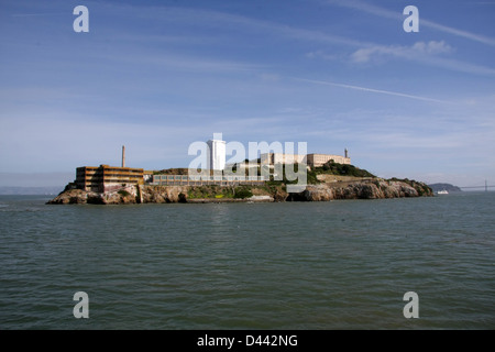 Isola di Alcatraz vicino a San Francisco Foto Stock