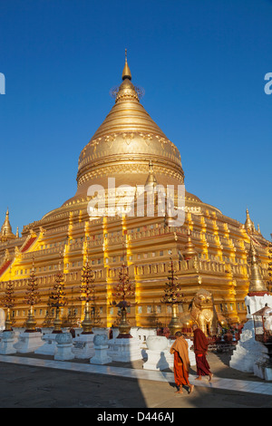 Myanmar, Bagan, Swhezigon Pagoda Foto Stock