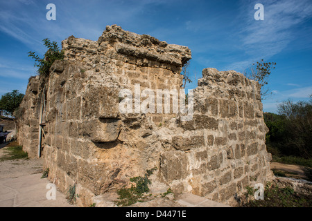 Eurymedon ponte in prossimità di Aspendos in Turchia oltre il fiume Eurymedon parte tardo romana e di costruzione del XIII secolo Seljuq Foto Stock