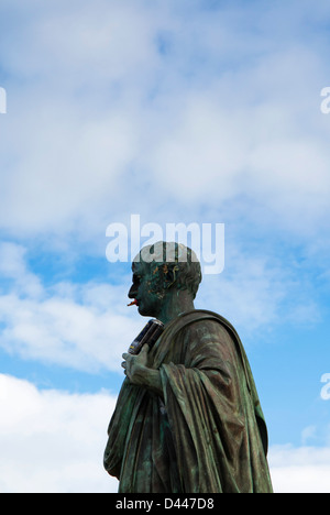 Napoleone monumento in Place de Gaulle, Ajaccio, Corsica, Francia, Europa Foto Stock