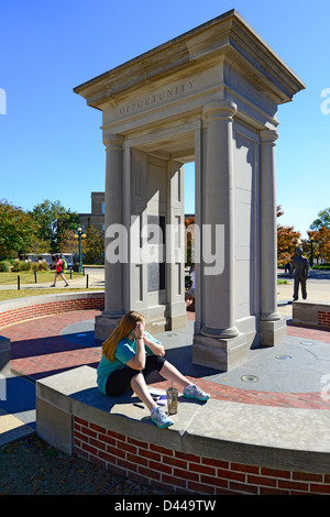 James Meredith Memorial Ole Miss Università Campus Oxford Mississippi MS Foto Stock