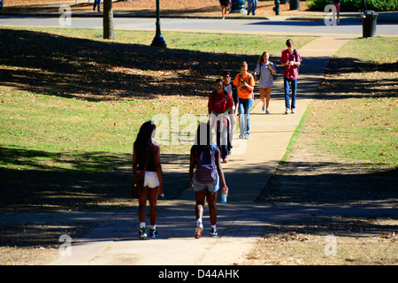 A piedi di Champions Ole Miss Università Campus Oxford Mississippi MS Foto Stock