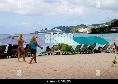 Spiaggia in Grenada Foto Stock