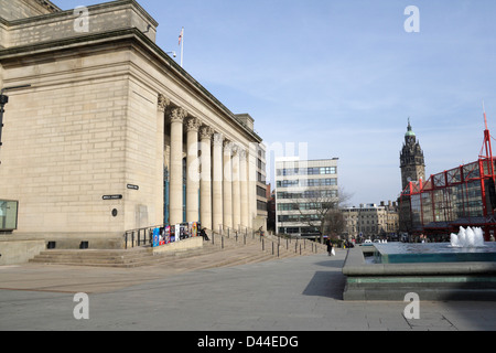 Il Concert Venue del Municipio di Sheffield a Barkers Pool, nel centro di Sheffield Inghilterra Regno Unito Foto Stock