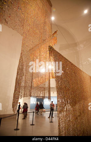 Il Brooklyn Museum Target primo Sabato notte Foto Stock