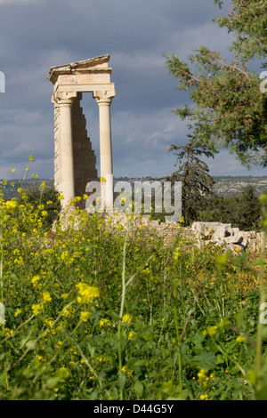 Tempio presso il Santuario di Apollo Hylates, Cipro Foto Stock