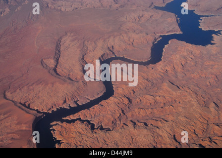 Glen Canyon National Recreation Area e il lago Powell, Utah UT Foto Stock