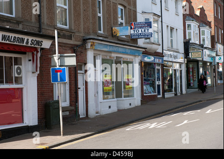 Vacante La Carità Negozio 1, Seaford, East Sussex Foto Stock