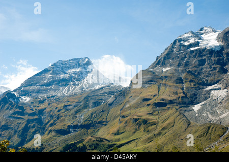 Montagne Alpine da strada alpina del Grossglockner Foto Stock