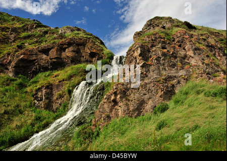 Masterizzazione Woodston cascata presso San Ciro Riserva Naturale Nazionale Foto Stock