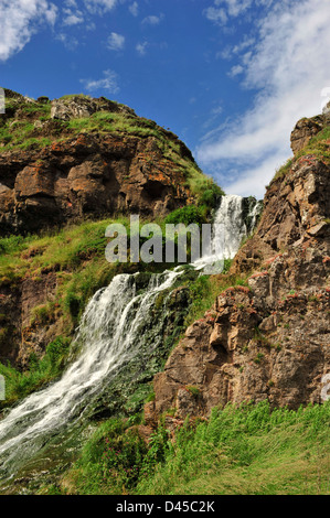 Masterizzazione Woodston cascata presso San Ciro Riserva Naturale Nazionale Foto Stock