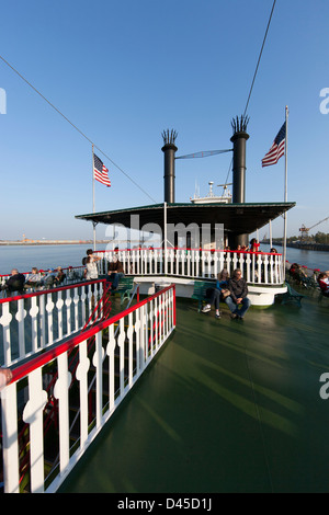 New Orleans Riverboat tour P/S Natchez. Foto Stock