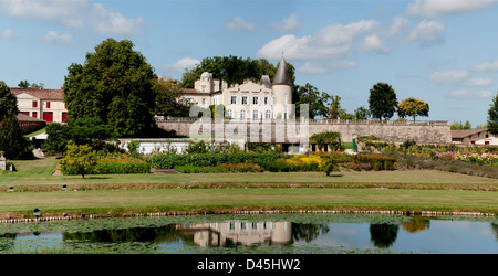 Château Lafite Rothschild a Pauillac Medoc Nr Bordeaux Francia Foto Stock