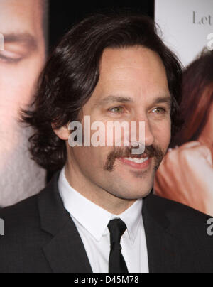 5 marzo 2013 - New York New York, Stati Uniti - PAUL RUDD assiste il New York premiere di "Ammissione" tenutosi a AMC Loews Lincoln Square Theatre. (Credito Immagine: © Nancy Kaszerman/ZUMAPRESS.com) Foto Stock