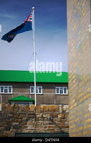 Il memoriale della 1982 Falklands guerra tra il Regno Unito e Argentina Foto Stock