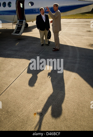 La NASA Chief Technologist visite NASA Wallops (201201240009HQ) Foto Stock