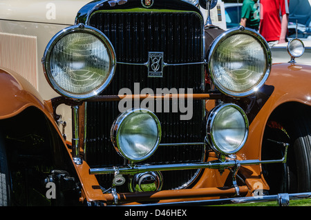 1929 Cadillac Phaeton, Antique Car Show, Sully Historic Site, Chantilly, Virginia Foto Stock