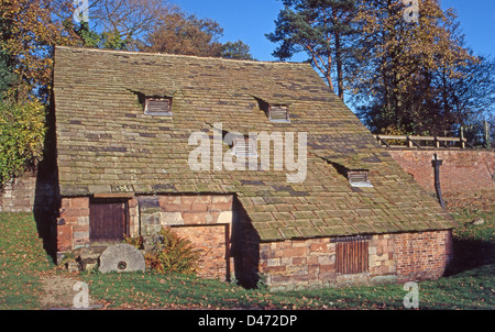 Nether Alderley Mill (Elizabethan acqua-powered corn mill), Nether Alderley, Cheshire Foto Stock