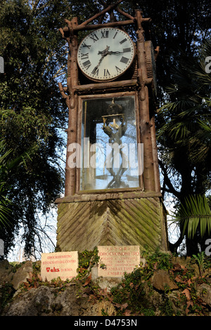 Italia, Roma, Villa Borghese, Pincio, Orologio ad acqua Foto Stock