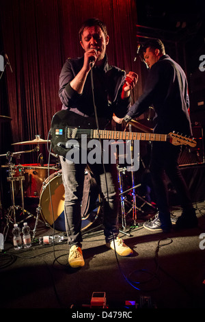 Marzo 06, 2013 - Il British indie band tutto tutto suona dal vivo presso il Tunnel Club di Milano, Italia Foto Stock