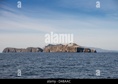 Isola di Anacapa parte del canale isole al largo della costa della California Foto Stock
